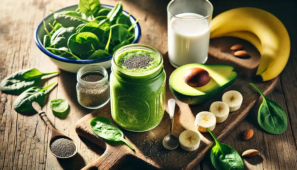 Smoothie vert énergie : recette anti-inflammatoire