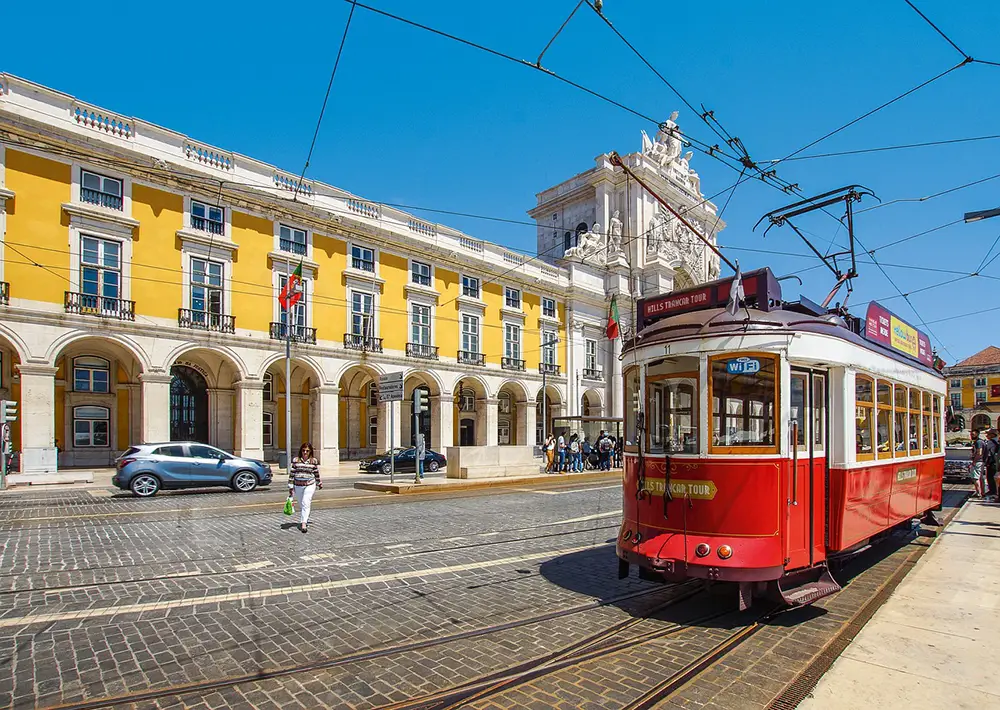 tramway de Lisbonne, Portugal