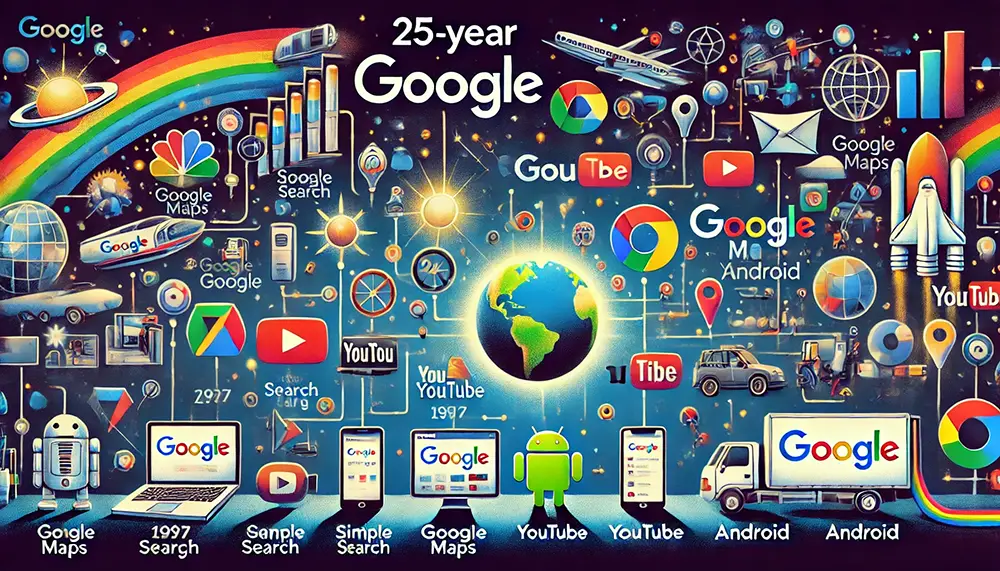 25 ans de google - illustration