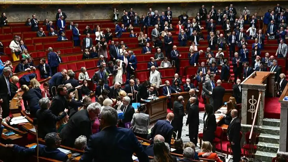 La Gauche dans l'hémicycle de l'assemblée nationale